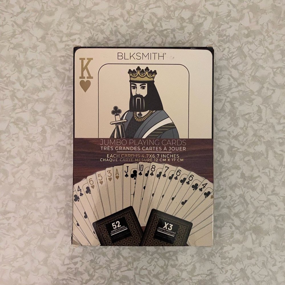 BLKSMITH JUMBO PLAYING CARDS